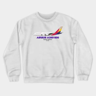 Airbus A380-800 - Asiana Airlines Crewneck Sweatshirt